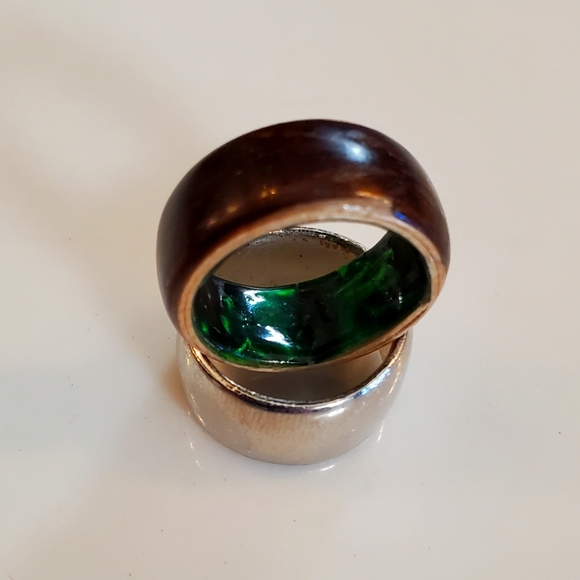 Custom wood ring size 7 1/2 - Picture 3 of 3